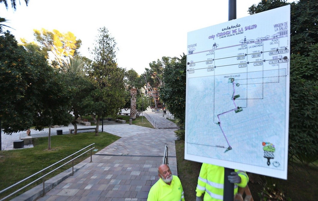 Los escolares eldenses podrán seguir una ruta diseñada para ir a sus colegios Los escolares eldenses podrán seguir una ruta diseñada para ir a sus colegios
