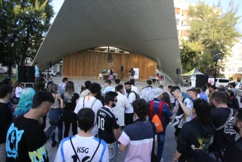Batallas de gallos, break dance y grafitis en la Plaza Castelar