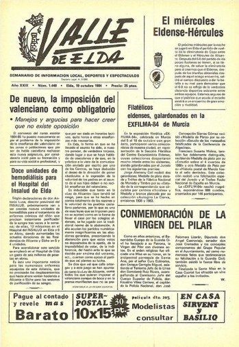 N&uacute;mero 1.448 - 19 de octubre de 1984