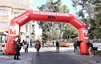 La Plaza Castelar a punto para la San Silvestre 