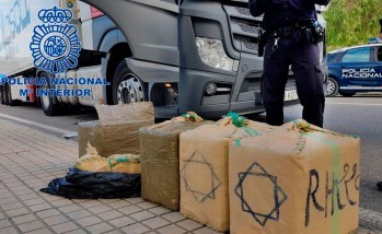 La Polic&iacute;a Nacional de Elda intercepta 125 kilos de hach&iacute;s en un cami&oacute;n
