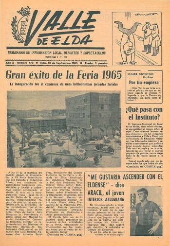 N&uacute;mero 0473 - 18 de septiembre de 1965
