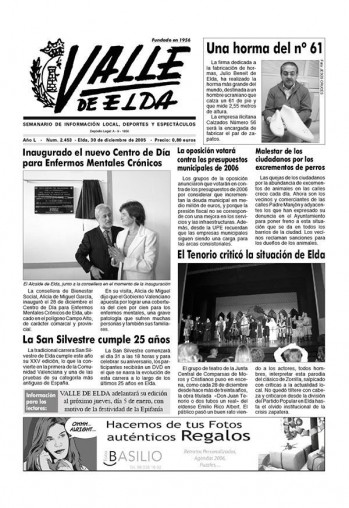 N&uacute;mero 2.453 - 30 de diciembre de 2005