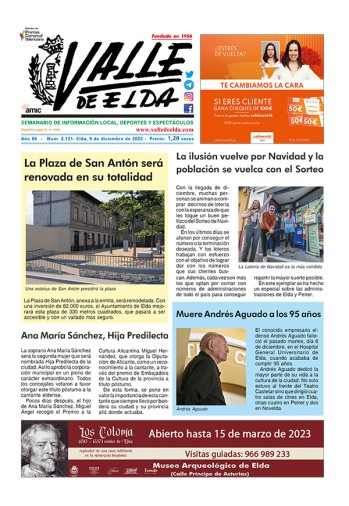 N&uacute;mero 3.121 - 9 de diciembre de 2022