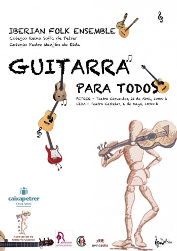 La Asociaci&oacute;n PIMA introduce la guitarra en las aulas de Elda y Petrer 