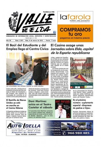 N&uacute;mero 2.767 - 8 de marzo de 2013