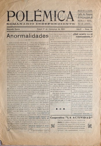 Pol&eacute;mica 34