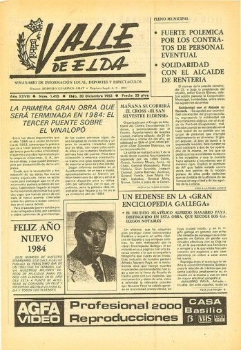 N&uacute;mero 1.410 - 30 de diciembre de 1983