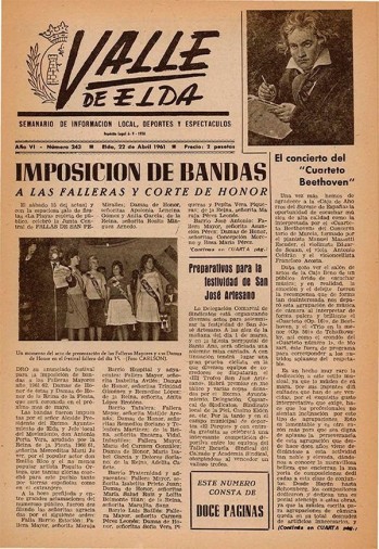 N&uacute;mero 0243 - 22 de abril de 1961