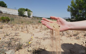 Descubren un arenal en La Torreta