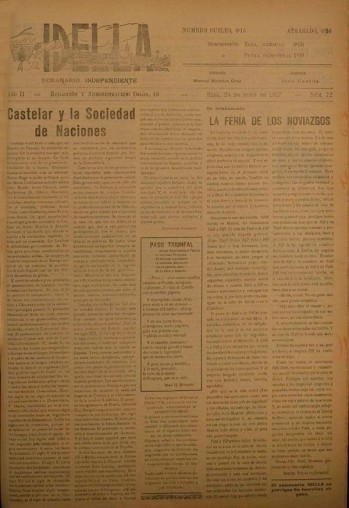 Idella nº 072 - Año 1927