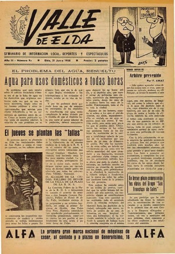 N&uacute;mero 0095 - 21 de junio de 1958