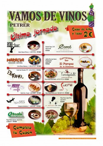 "Vamos de Vinos" arranca su &uacute;ltima jornada en Petrer