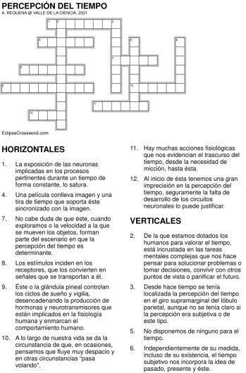 Percepci&oacute;n del tiempo