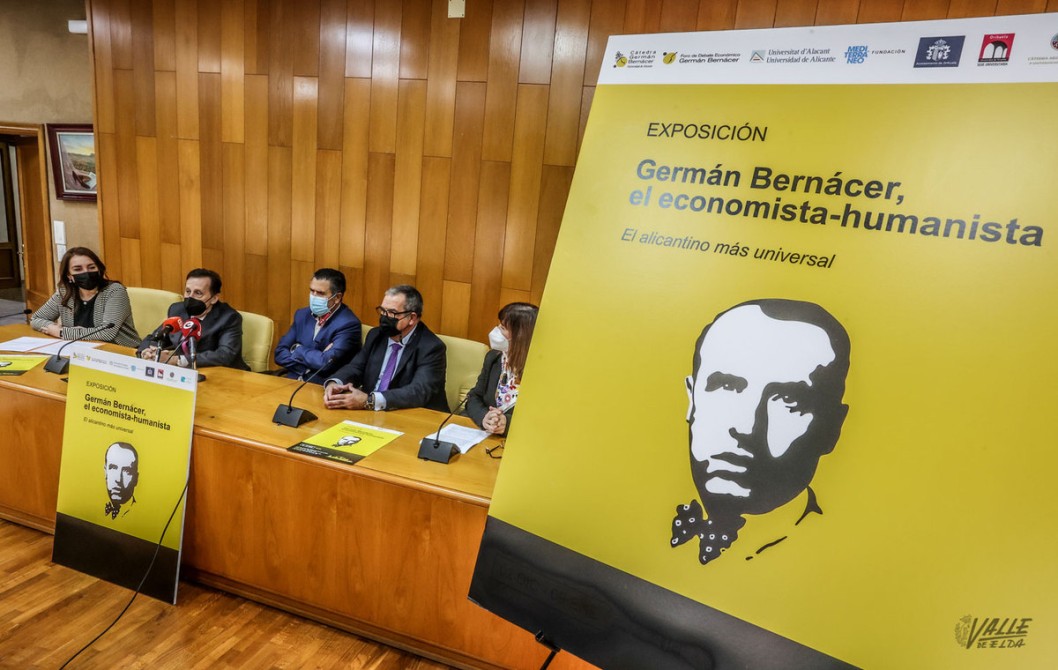 Exposición sobre la figura del economista alicantino Germán Bernácer en el Museo del Calzado Exposición sobre la figura del economista alicantino Germán Bernácer en el Museo del Calzado