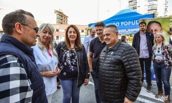 La diputada auton&oacute;mica del PP, Marisa Gayo, visita Elda