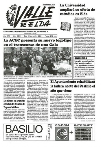 N&uacute;mero 2.310 - 18 de octubre de 2002