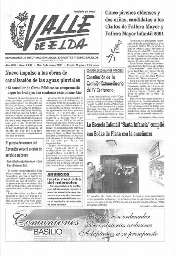 N&uacute;mero 2.237 - 9 de marzo de 2001