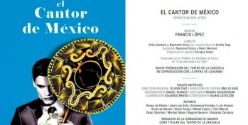 "El cantor de M&eacute;xico" se estrena en Madrid 66 a&ntilde;os despu&eacute;s