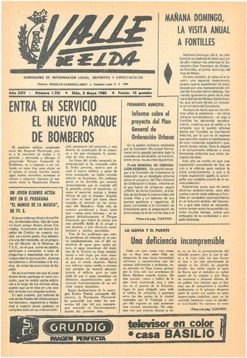 N&uacute;mero 1.231 - 3 de mayo de 1980
